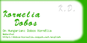 kornelia dobos business card